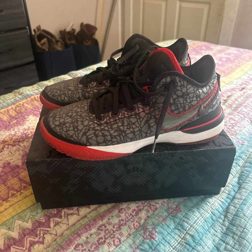 Men's Size11 Nike Zoom Lebron NXXT GEN Black White Red Basketball DR8784 001